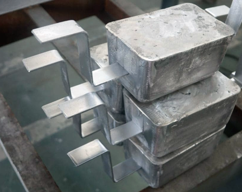 Zinc Sacrificial Anodes for Cathodic Protection